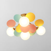Plafonnier Rond Macaron Ludique