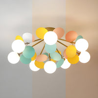 Plafonnier Rond Macaron Ludique