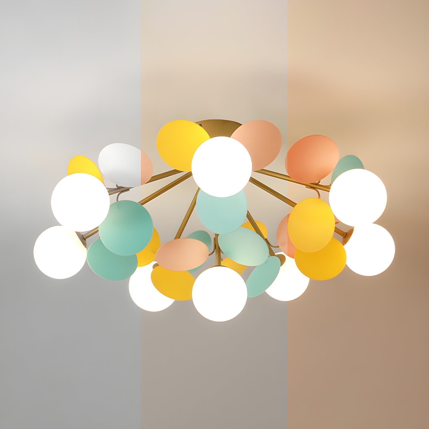 Plafonnier Rond Macaron Ludique