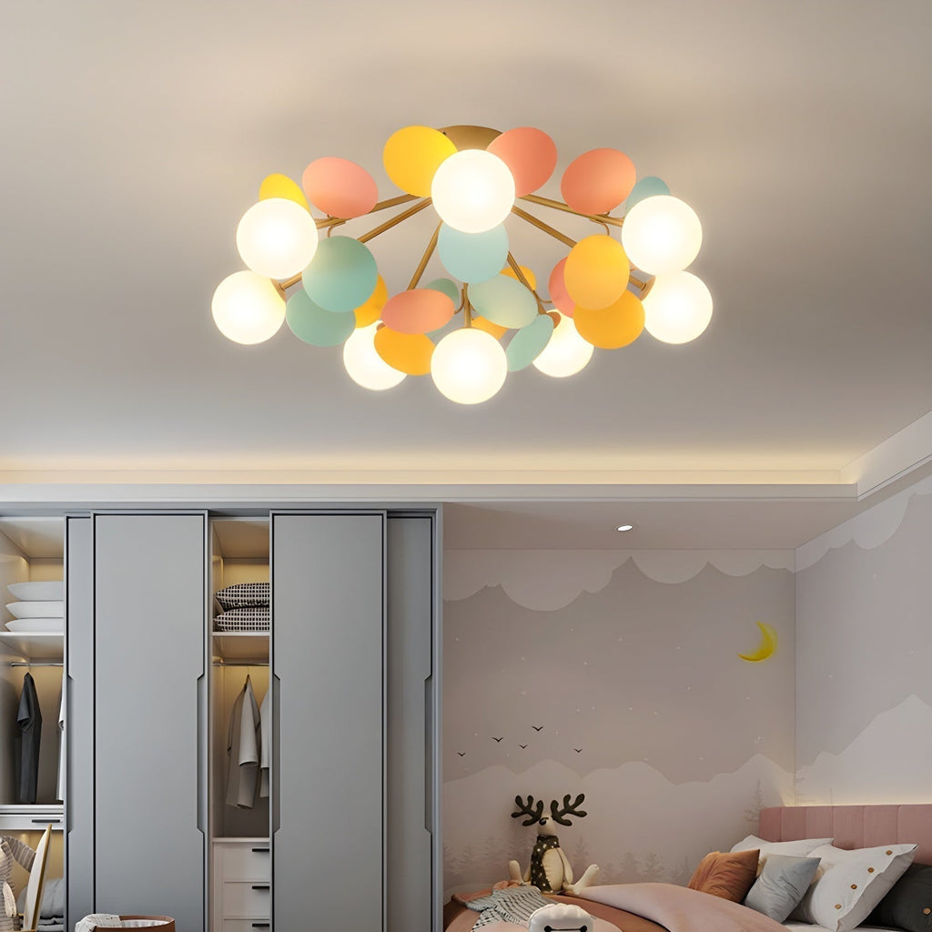 Plafonnier Rond Macaron Ludique