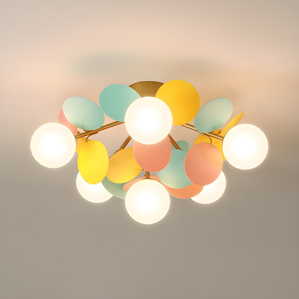 Plafonnier Rond Macaron Ludique
