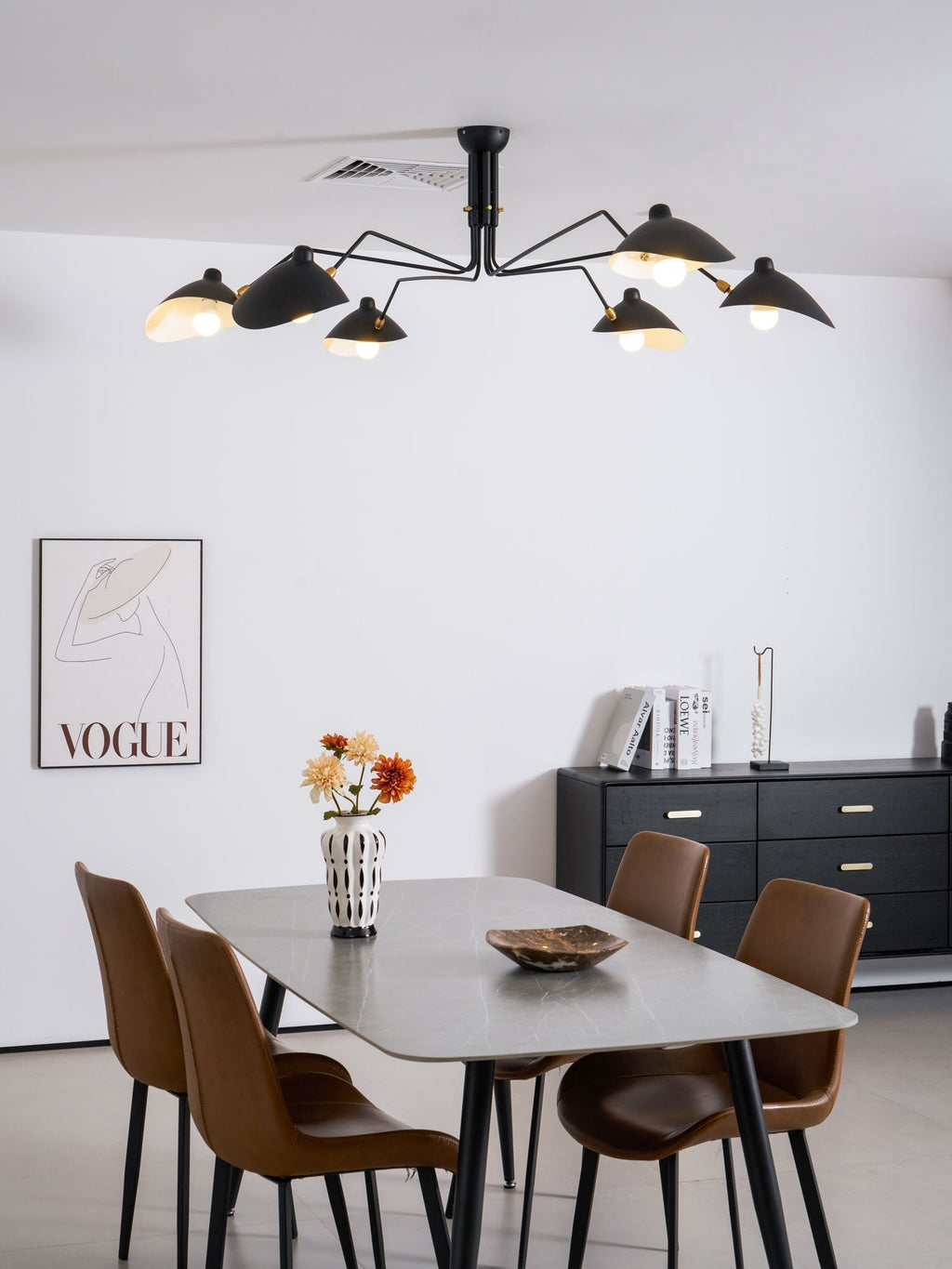 Plafonnier Linéaire à Bras Minimaliste