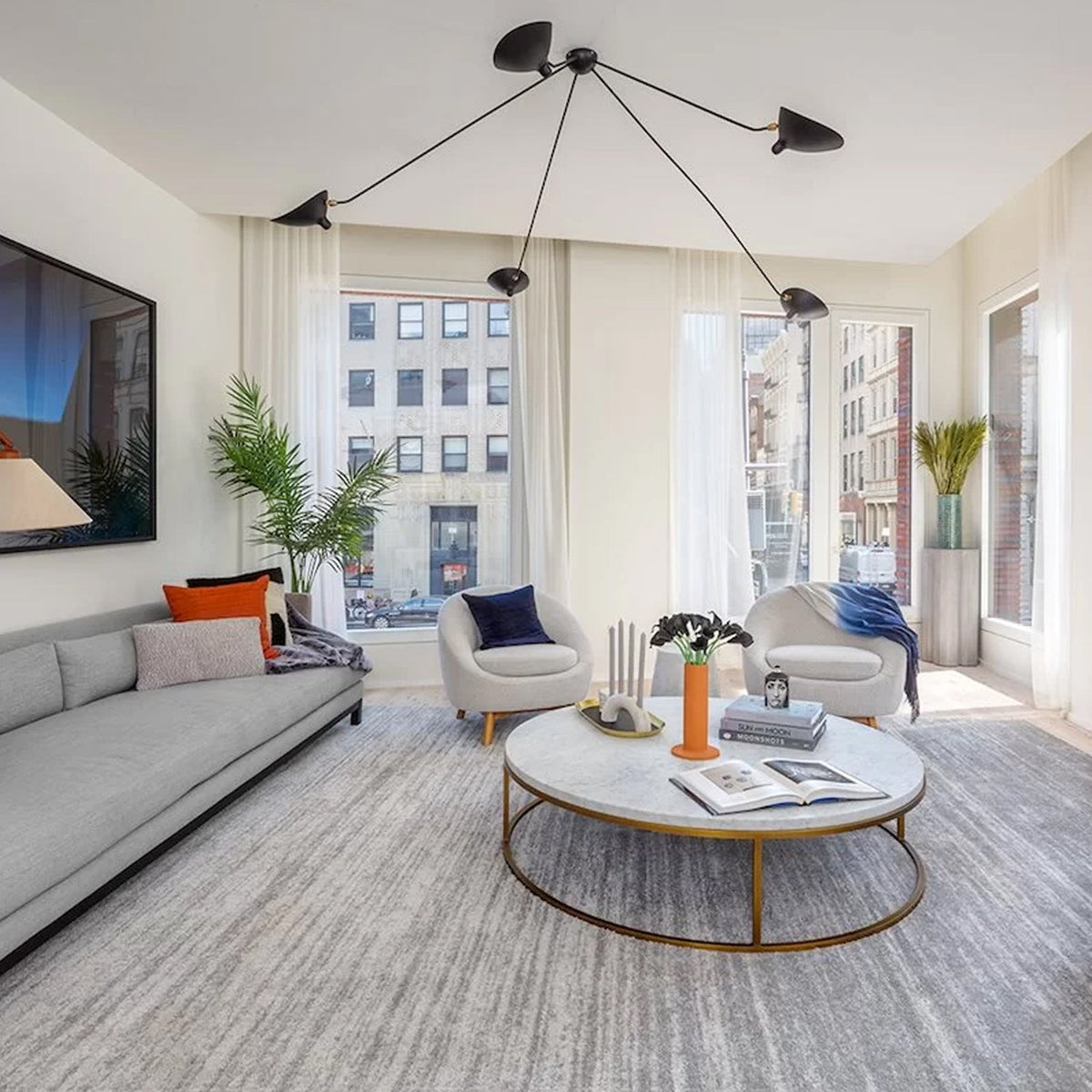 Multi-Arm Spider Ceiling Lamp B