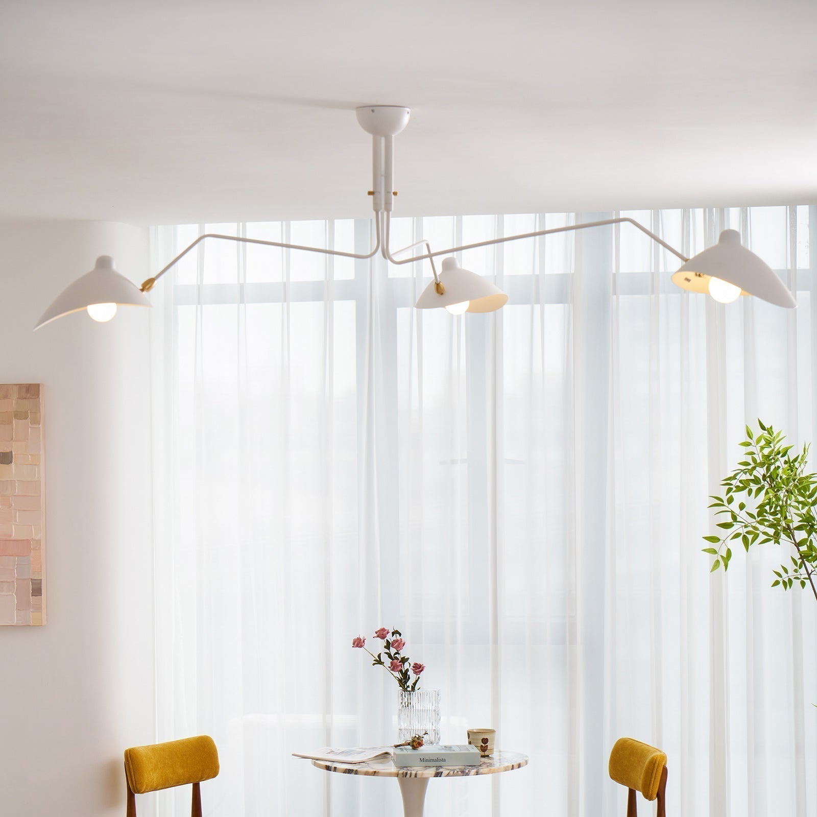 Plafonnier Linéaire à Bras Minimaliste