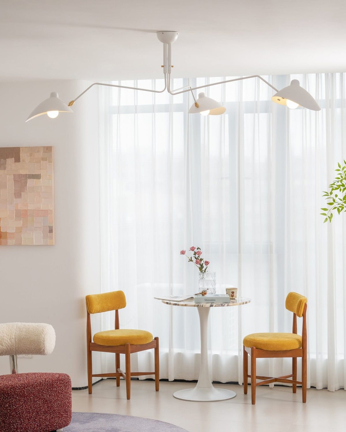 Plafonnier Linéaire à Bras Minimaliste