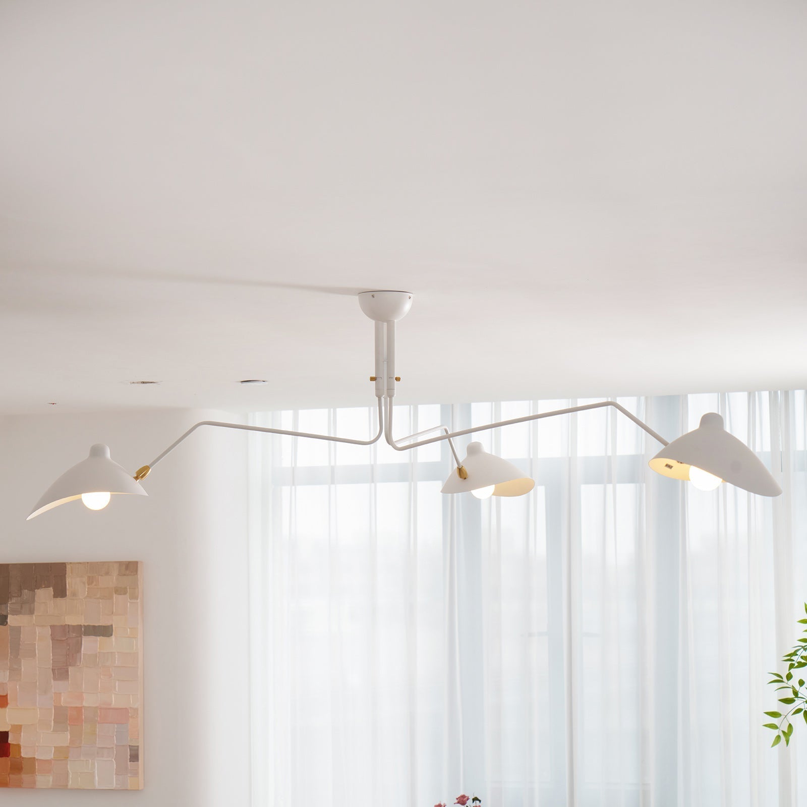 Plafonnier Linéaire à Bras Minimaliste