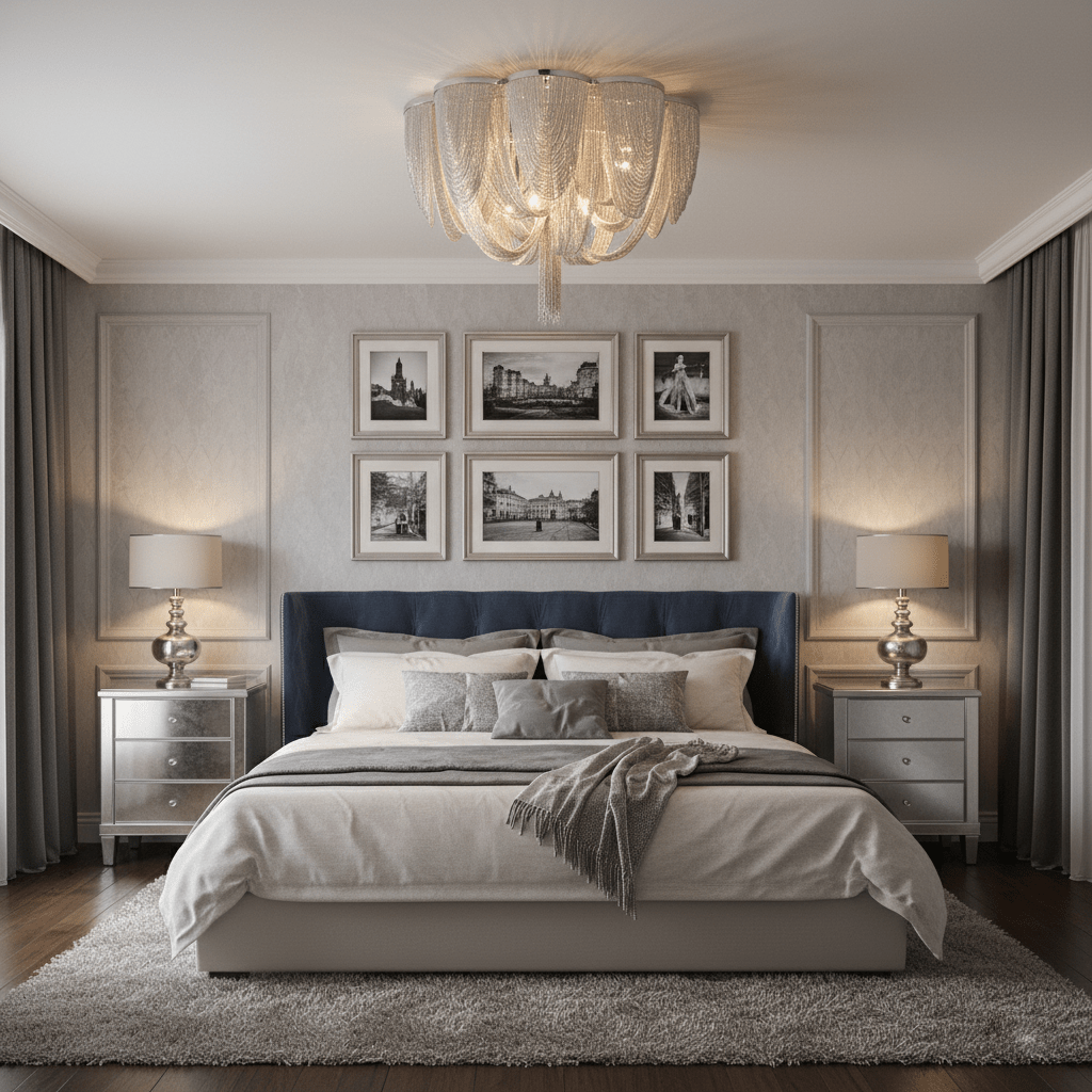 Chain Tassel Ceiling Light