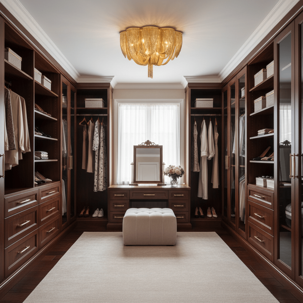 Chain Tassel Ceiling Light