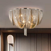 Chain Tassel Ceiling Light