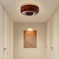 Plafonnier Spirale en Verre Soufflé