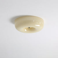 Plafonnier Spirale en Verre Soufflé