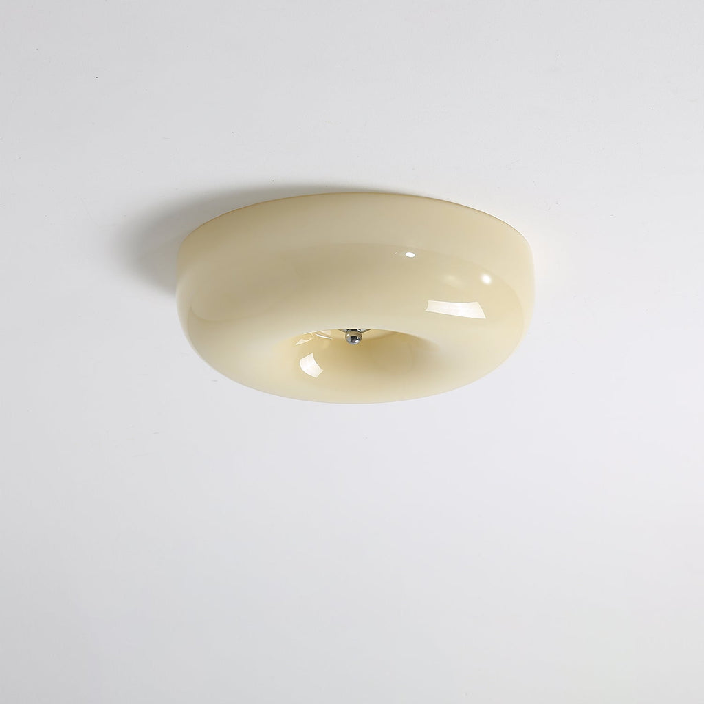 Plafonnier Spirale en Verre Soufflé