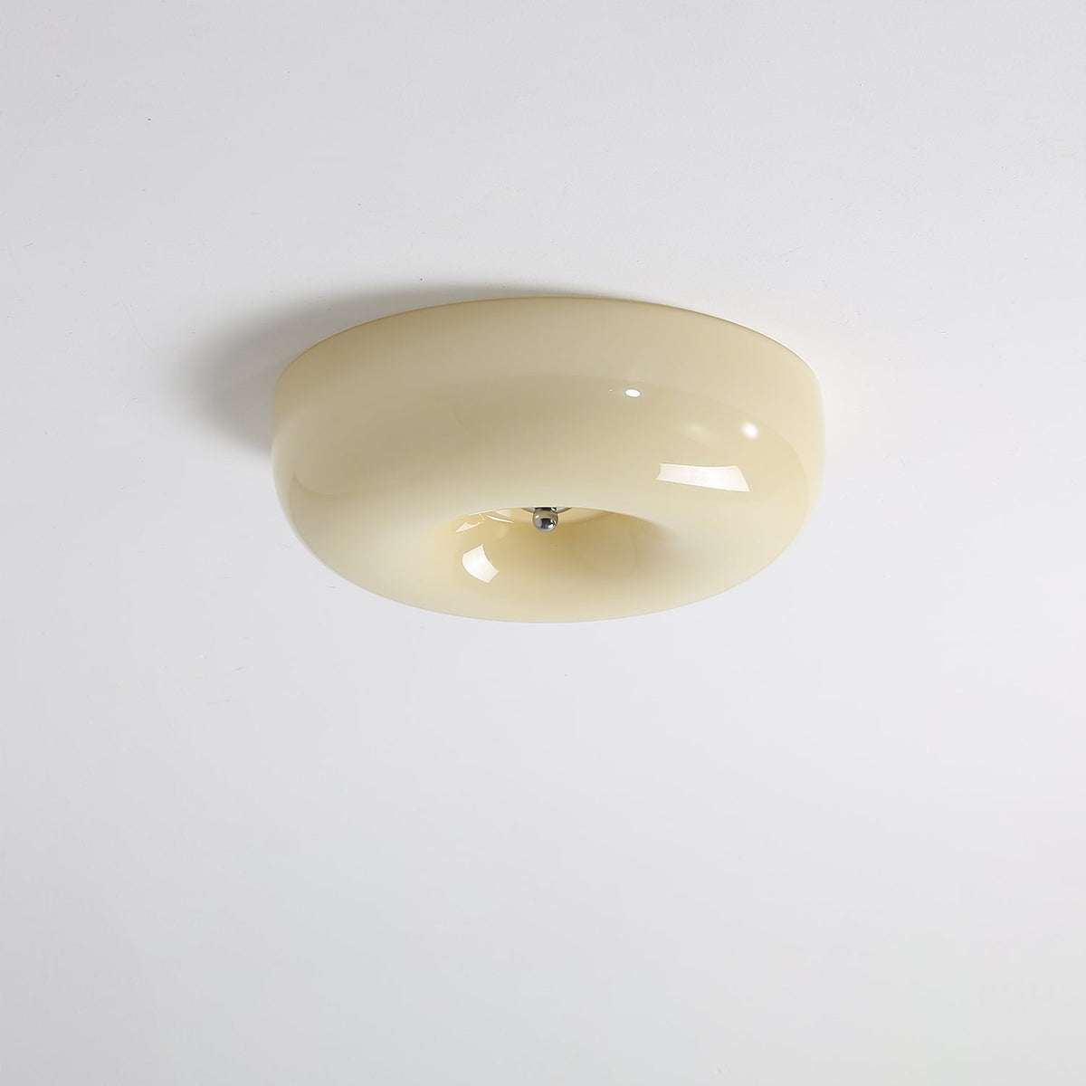 Plafonnier Spirale en Verre Soufflé