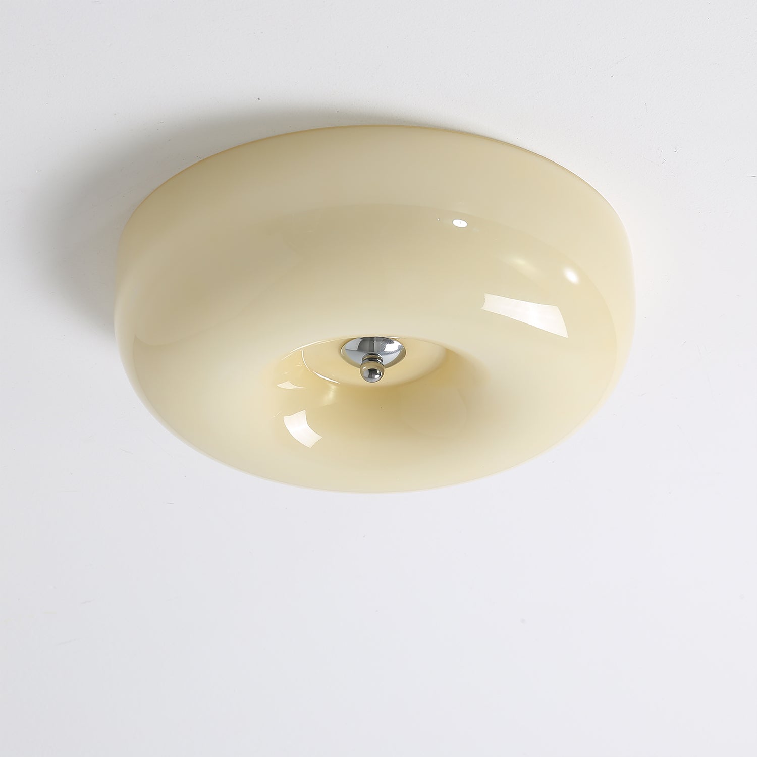 Plafonnier Spirale en Verre Soufflé