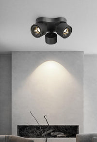 Rotating Folding Three Head Spotlight