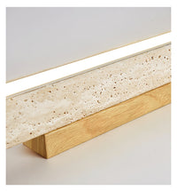 Travertine Column Ceiling Light