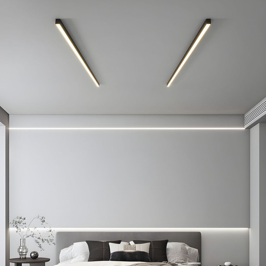 Plafonnier Linéaire Ultra-Fin Minimaliste