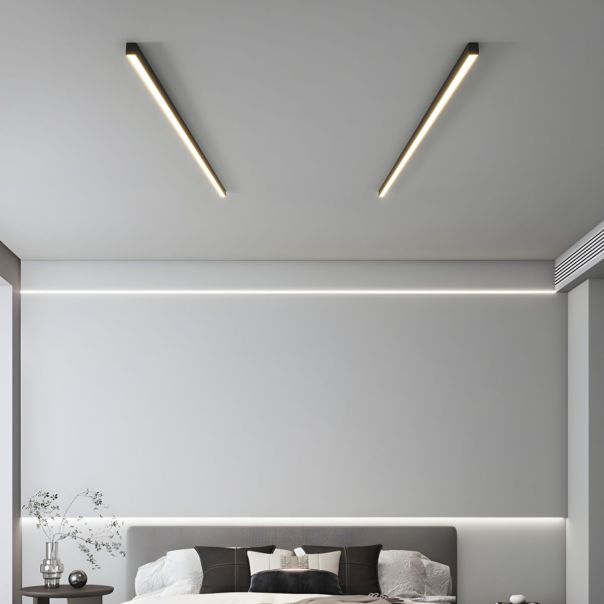Plafonnier Linéaire Ultra-Fin Minimaliste
