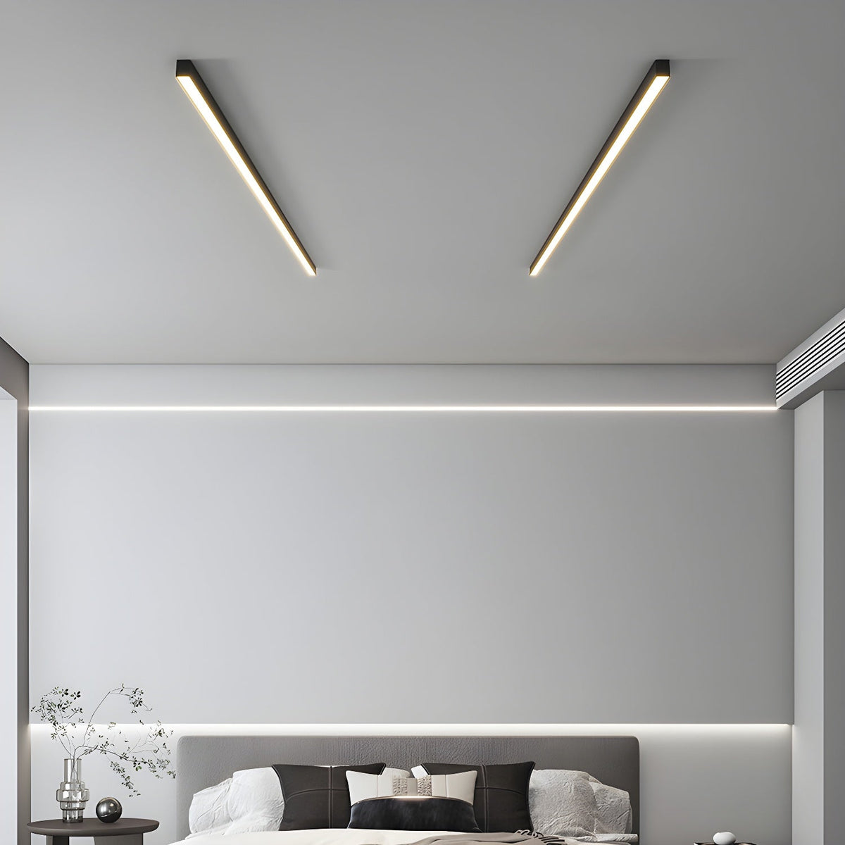 Plafonnier Linéaire Ultra-Fin Minimaliste