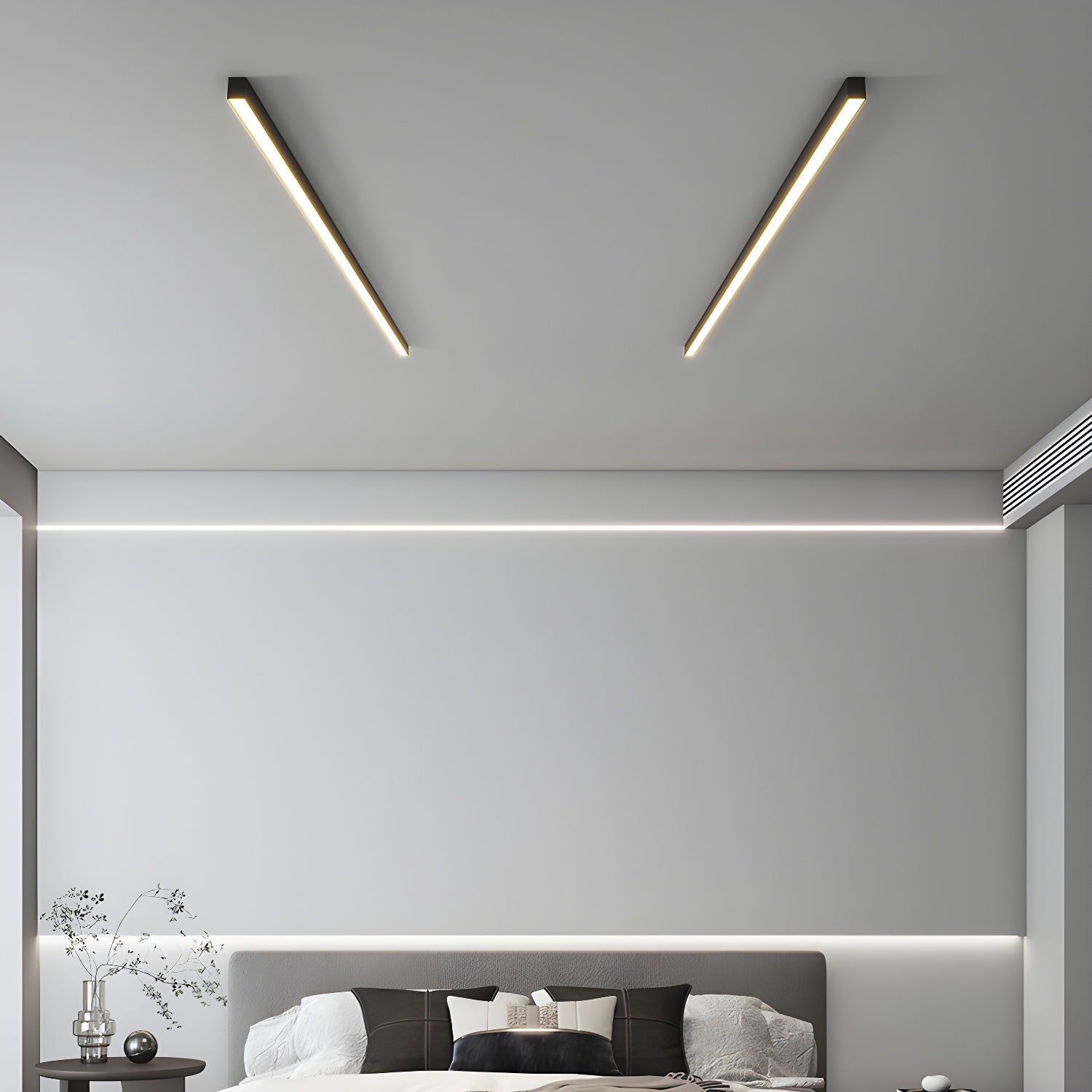 Plafonnier Linéaire Ultra-Fin Minimaliste