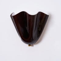 Applique Murale Courbe Sculpturale en Verre