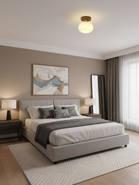 White Shell Ceiling Lamp