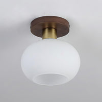 White Shell Ceiling Lamp