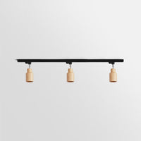 Wood Track Ceiling Lamp