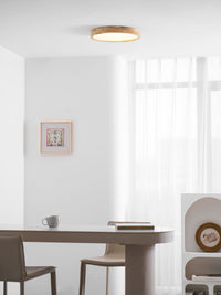 Wooden Geometric Ceiling Light