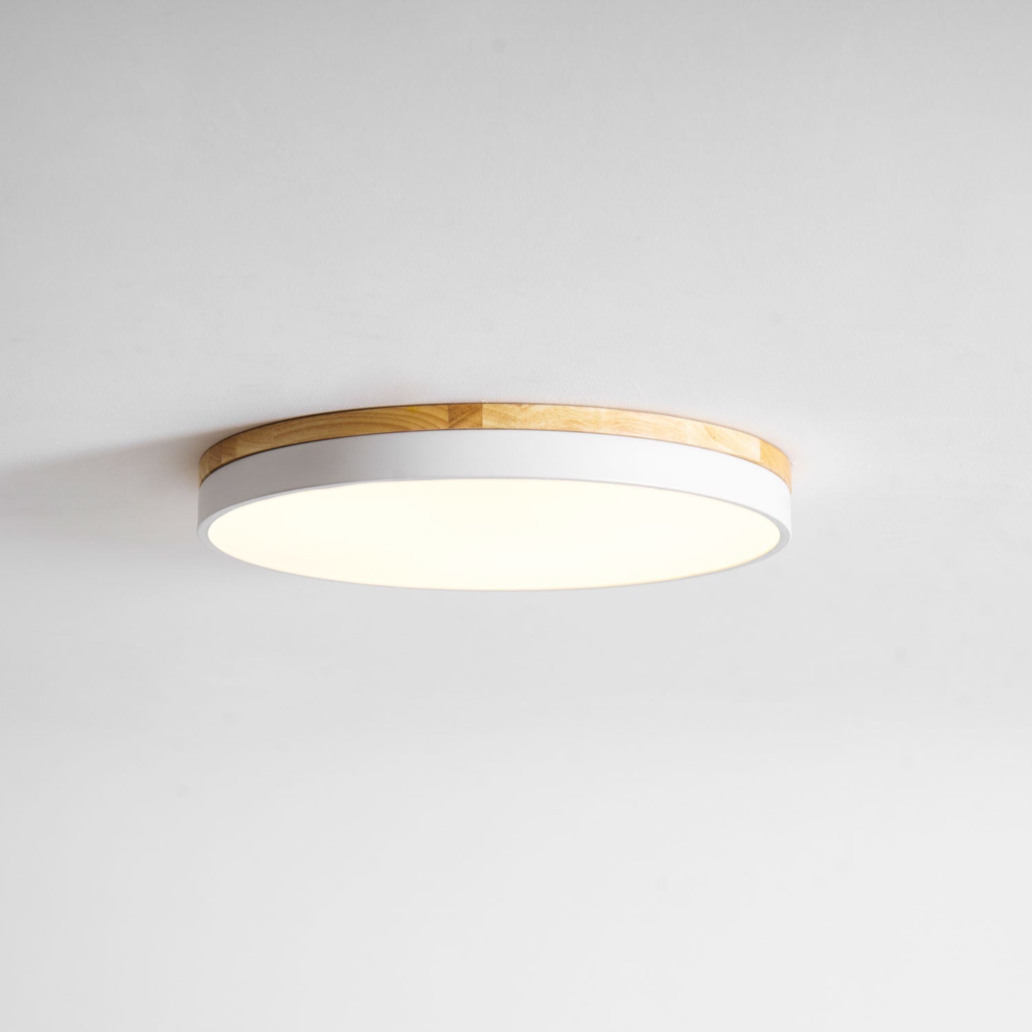Zara Circular Wood Ceiling Lamp