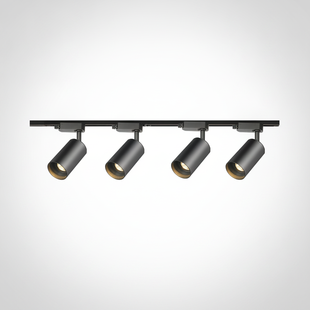 Gilded Rail Track Light, Aluminum, Integrated LED