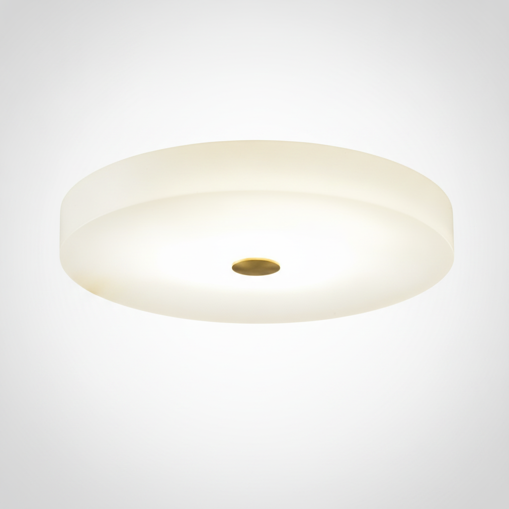 Sophie Alabaster Ceiling Lamp, Metal, Stone, Integrated LED