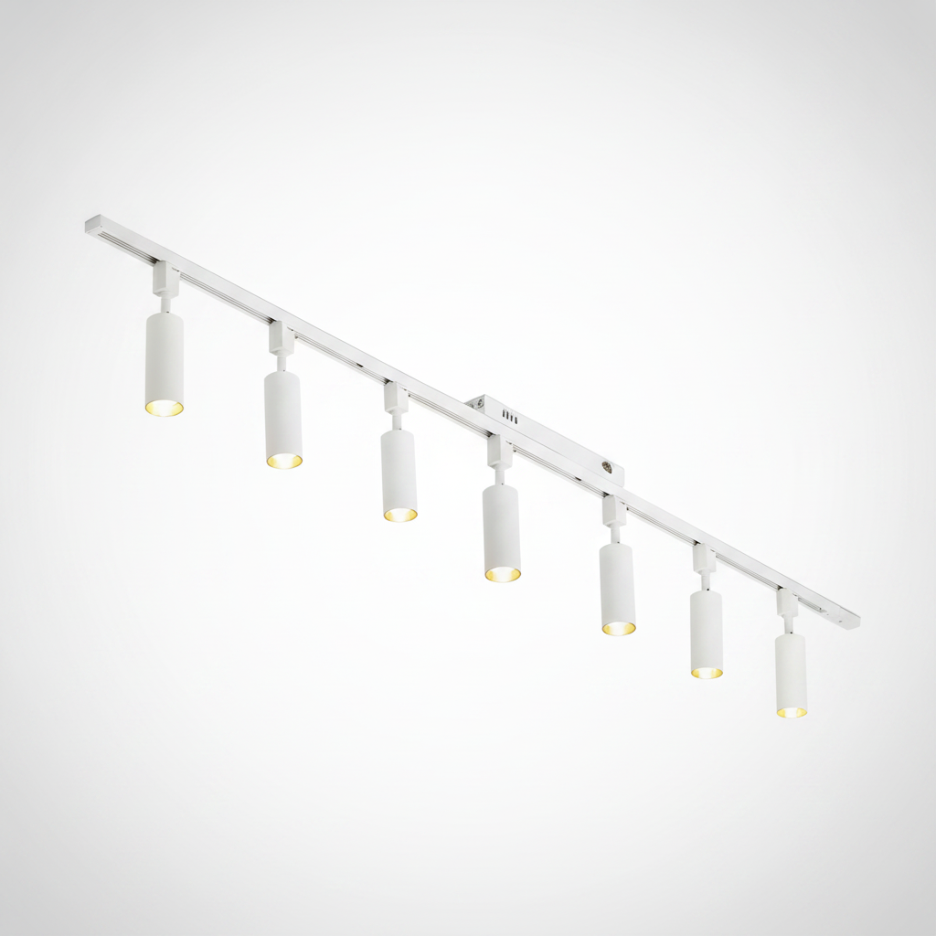 Track Light Cylinder Metal Aluminum Integrated LED