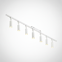Track Light Cylinder Metal Aluminum Integrated LED