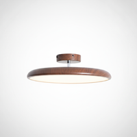 Lola Wood Grain Adjustable Ceiling Lamp, Metal, Acrylic