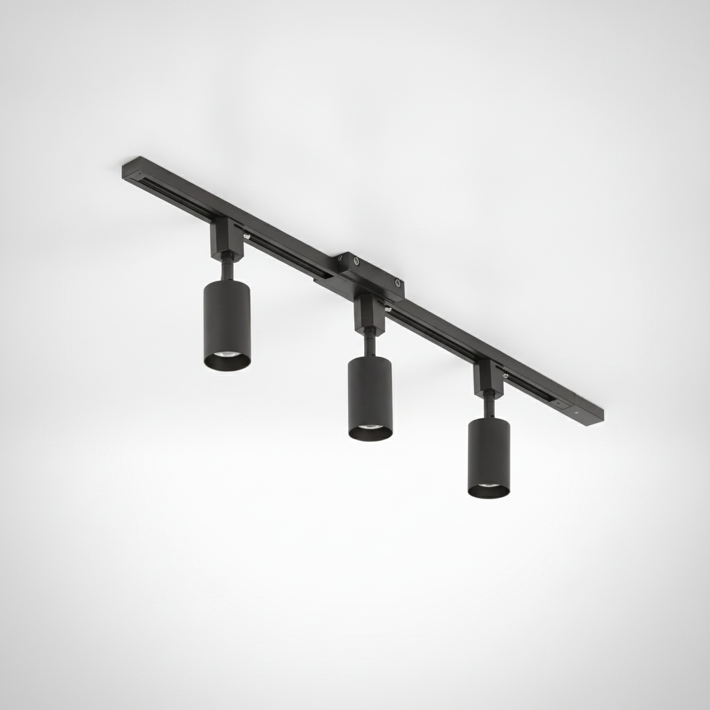 Track Light Cylinder Metal Aluminum Integrated LED
