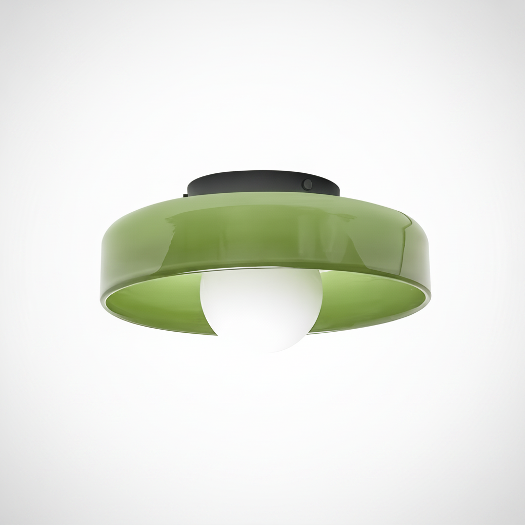 Gino Ceiling Lamp, Metal, Glass, G9 Base