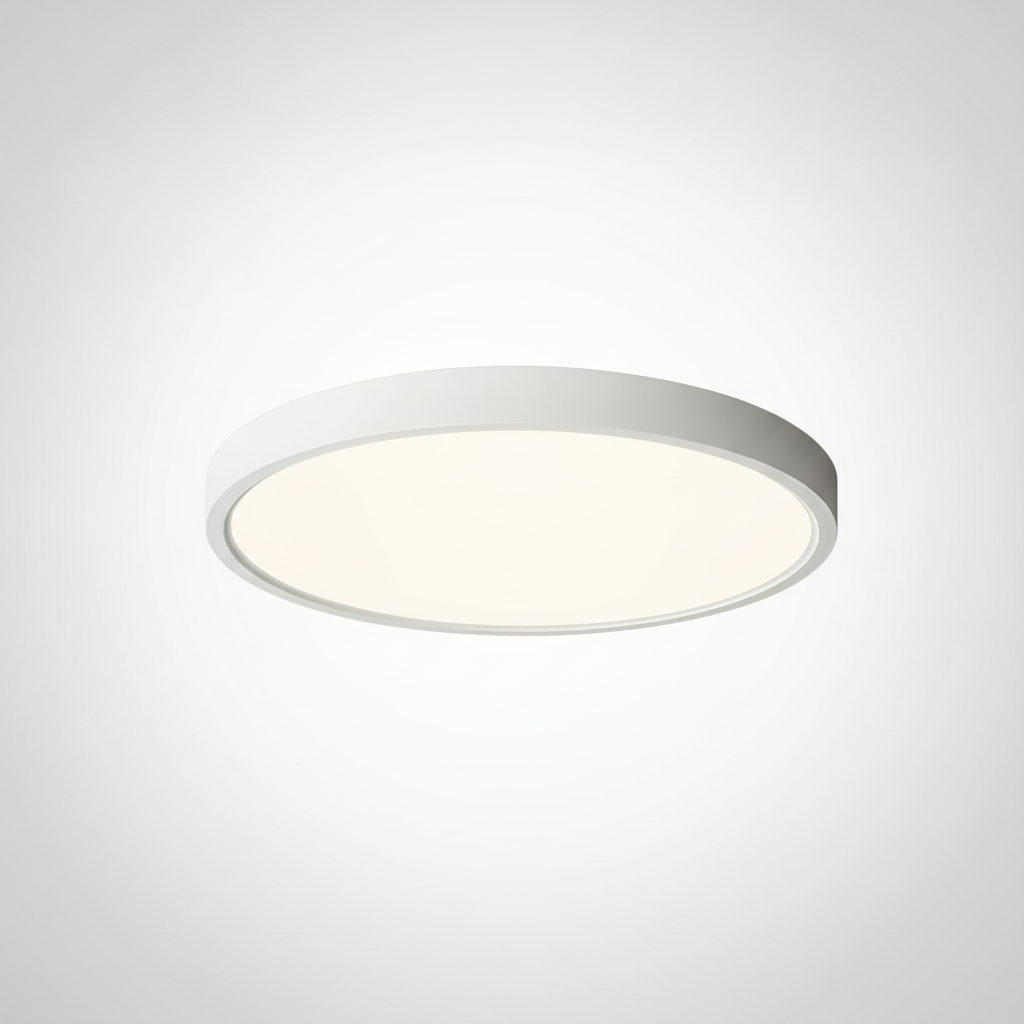 Flush Mount Ceiling Light Round Thin Acrylic
