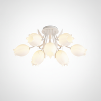 Ricko Ceiling Light, Metal, Acrylic, G9 Base