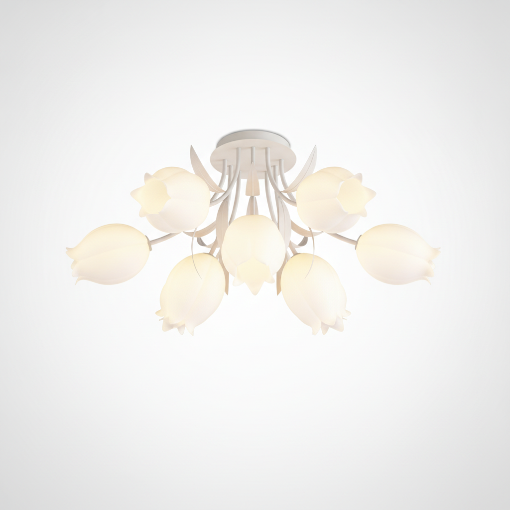 Ricko Ceiling Light, Metal, Acrylic, G9 Base