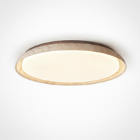 Aureum Edge Ceiling Light, Wood, Integrated LED