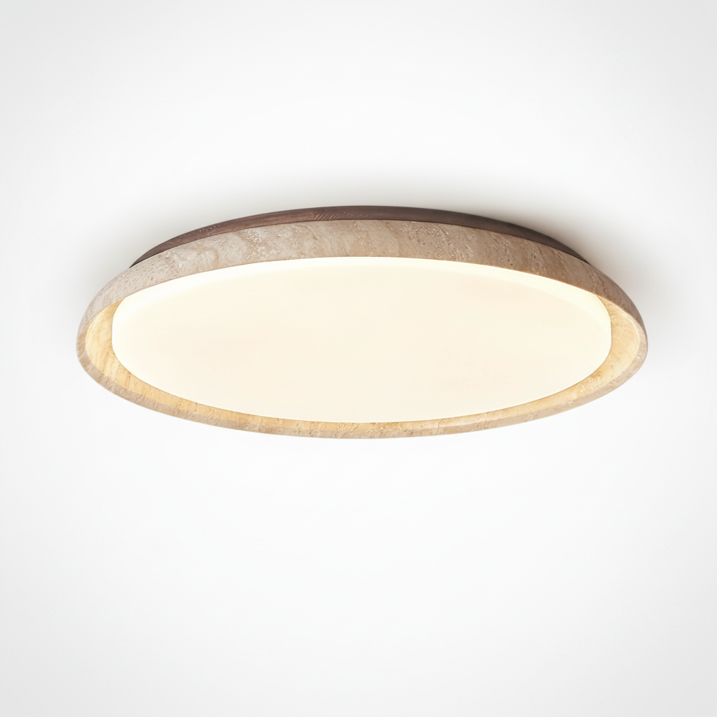 Aureum Edge Ceiling Light, Wood, Integrated LED
