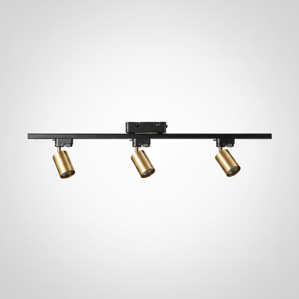 Adjustable Metal Track Ceiling Spotlight, Integrated LED