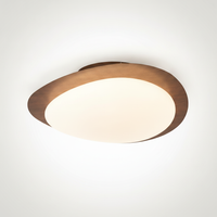 Flush Mount Ceiling Light Pebble Metal Modern, Integrated LED