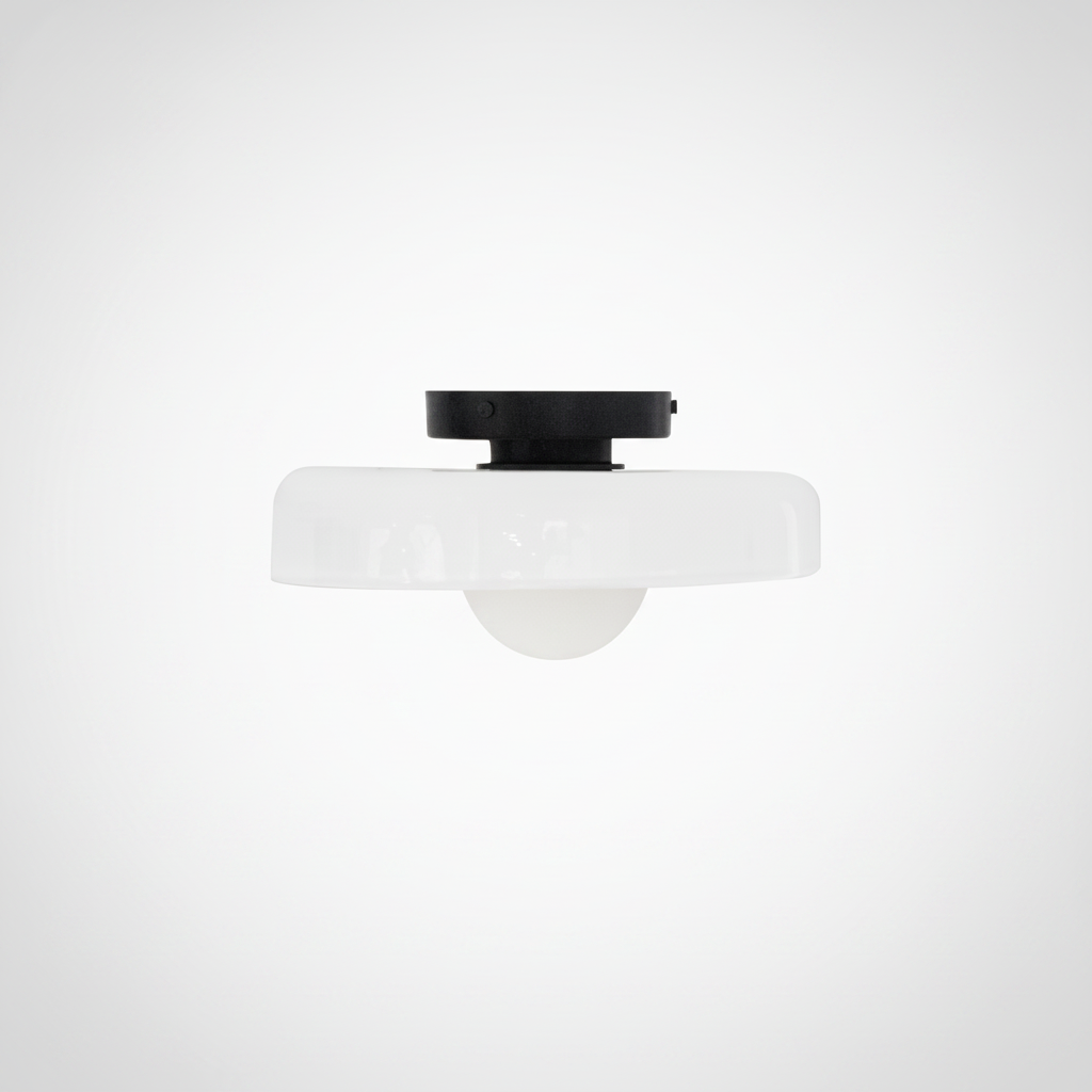 Gino Ceiling Lamp, Metal, Glass, G9 Base