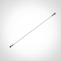 Minimalist Steel Linear Strip Ceiling Light PVC Diffuser