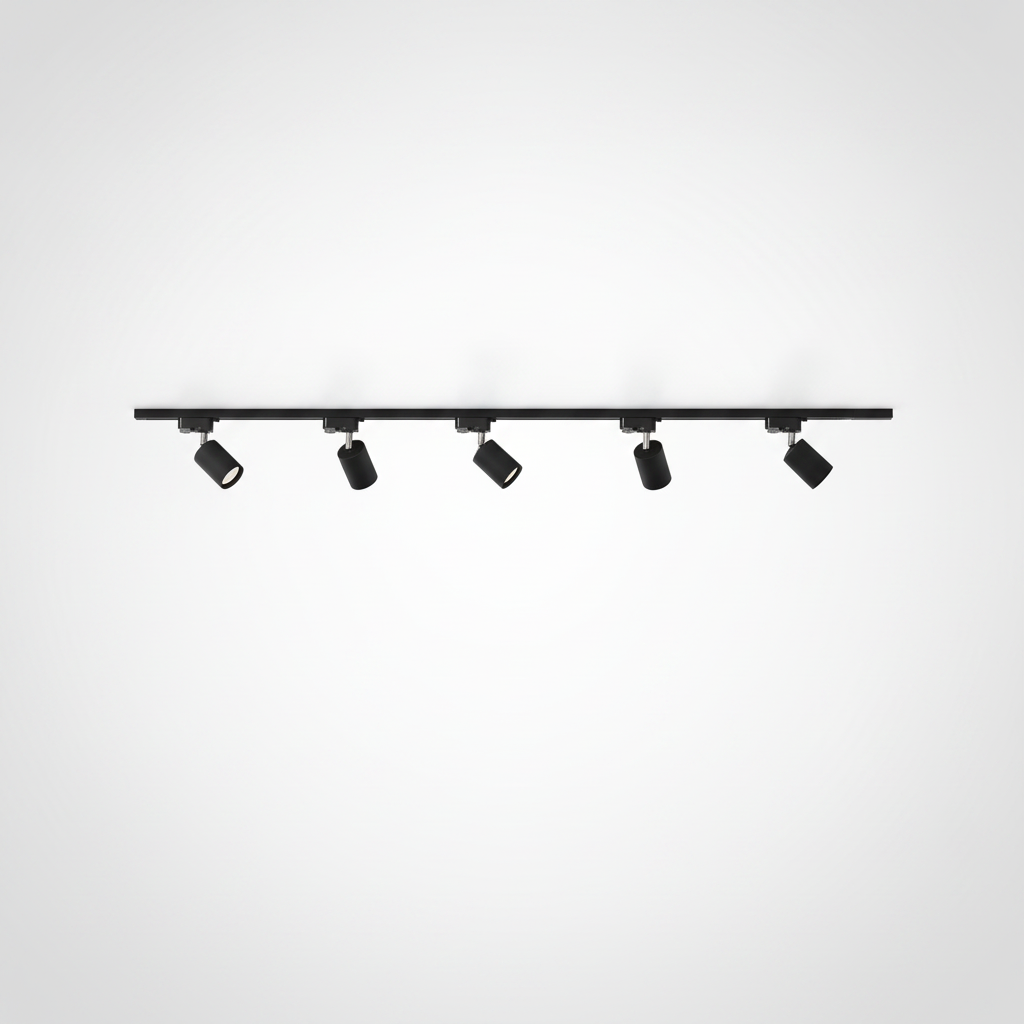 Gilded Rail Track Light, Aluminum, Integrated LED