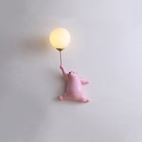 Applique Murale Ours au Ballon Lumineux