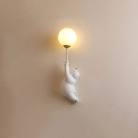 Applique Murale Ours au Ballon Lumineux