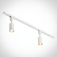Track Light Cylinder Metal Aluminum Integrated LED